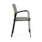 Lesro Newport Hip Chair Metal Frame, Black, OH Eucalyptus Upholstery NP1161 - alternate 3